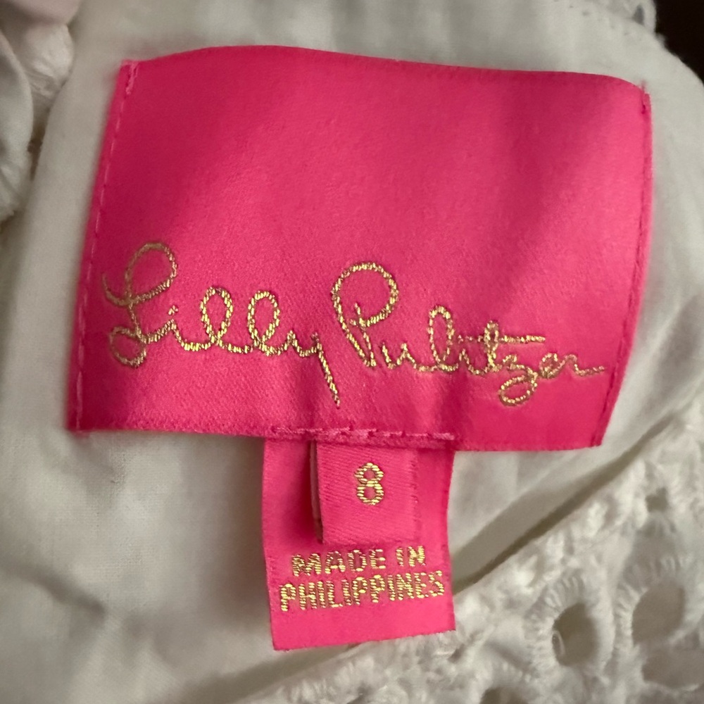 Lilly Pulitzer EyeletJudelyn peplum dress - Picture 3 of 4